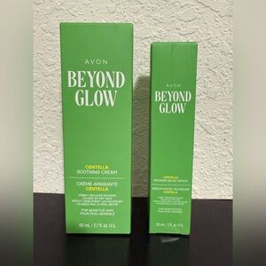 Avon Beyond Glow Centella Soothing Cream and Serum Set